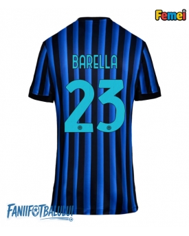 Inter Milan Nicolo Barella #23 Tricou Fotbal Replică 2025-26 Femei Acasa